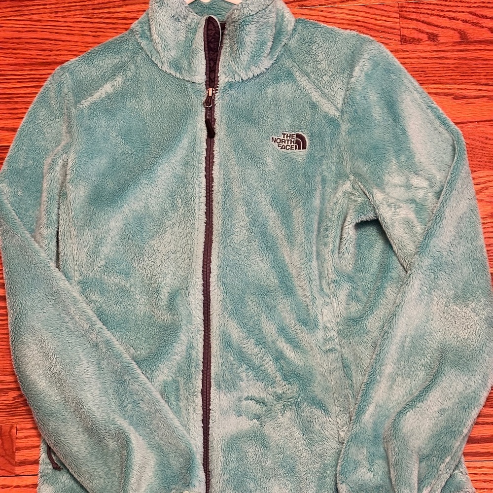 The North Face Teal Teddy Jacket